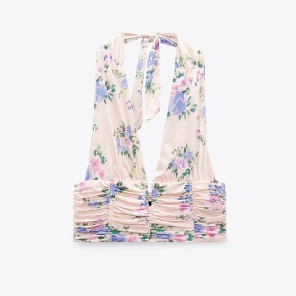 **NWT** Zara Halter Top - Picture 2 of 7